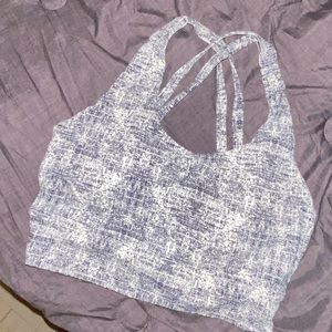 BuffBunny black and white sports bra